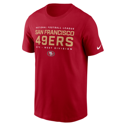 Nike Men's San Francisco 49ers NFC T-Shirt-Red