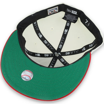 New Era California Angeles 35th Anniversary Patch 59FIFTY Fitted Ivory Hat