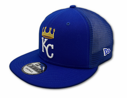 NEW ERA KANSAS CITY ROYALS CLASSIC TRUCKER C1 9FIFTY SNAPBACK HAT