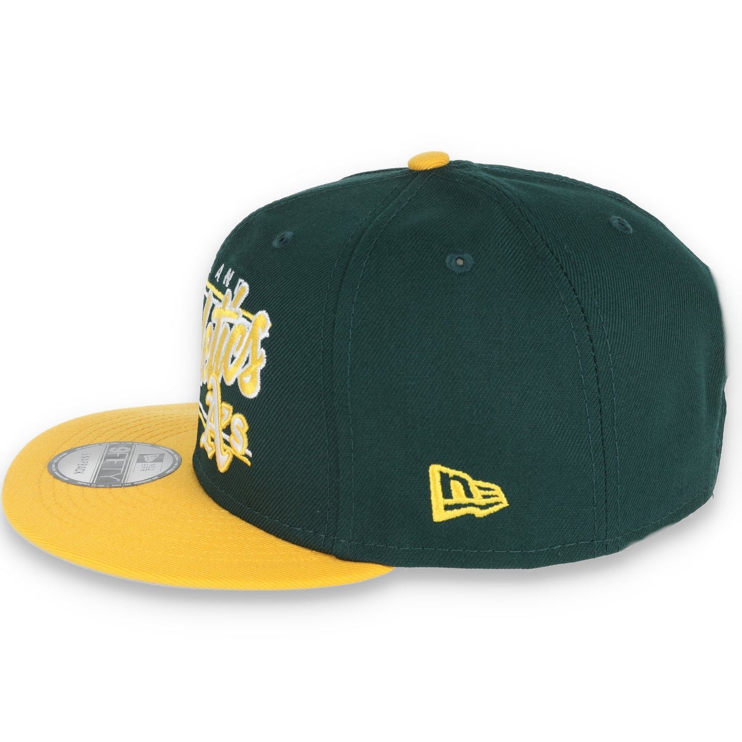 NEW ERA NEW OAKLAND ATHLETICS TEAM SCRIPT 9FIFTY SNAPBACK-