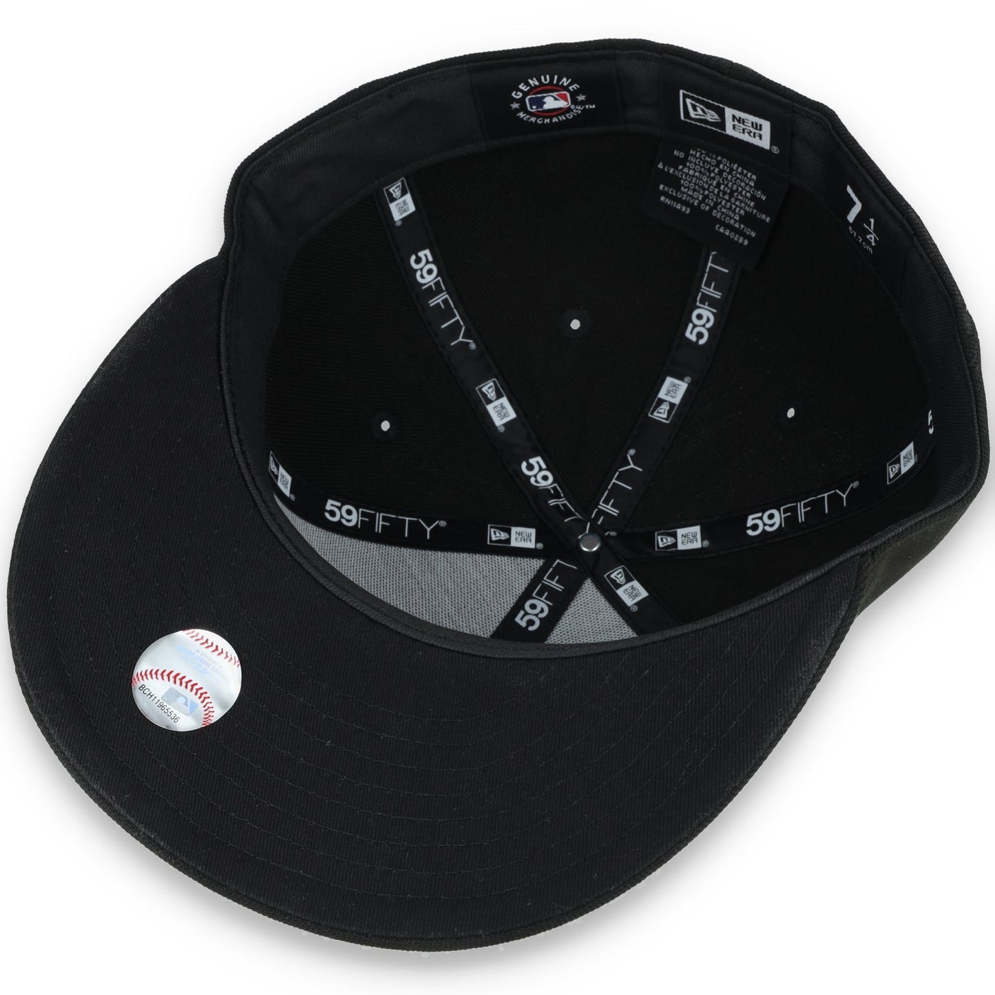 NEW ERA SAN FRANCISCO GIANTS SUGAR SKULL 59FIFTY FITTED HAT-BLACK/WHITE