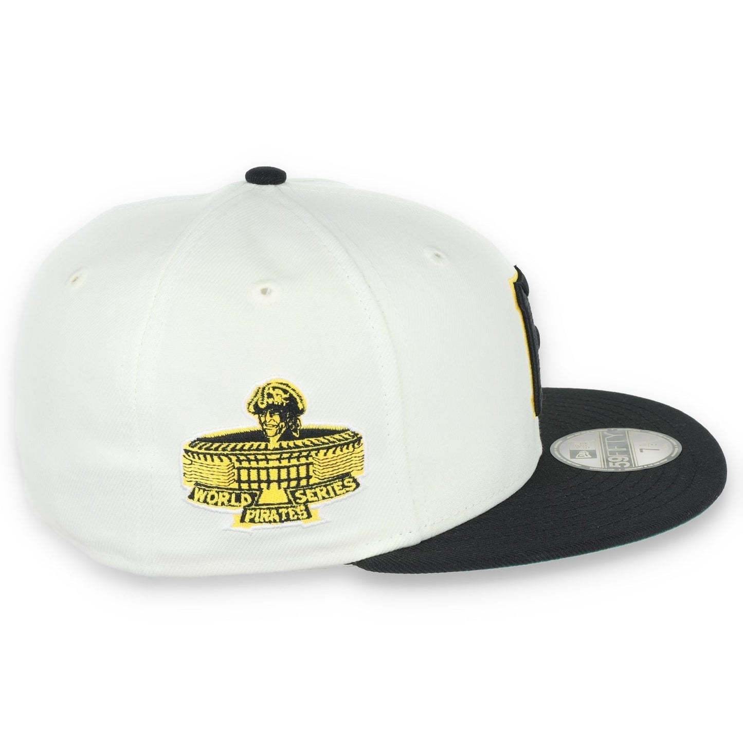 New Era Pittsburg Pirates 1971 World Series  Patch 59FIFTY Fitted Ivory Hat