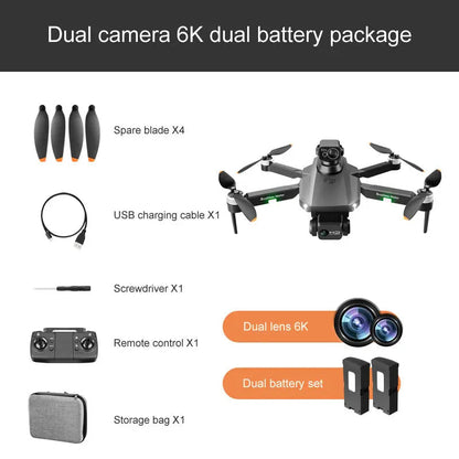 RG101 MAX GPS Drone 4K Dual HD Camera FPV 3KM Brushless Foldable Quadcopter RTF