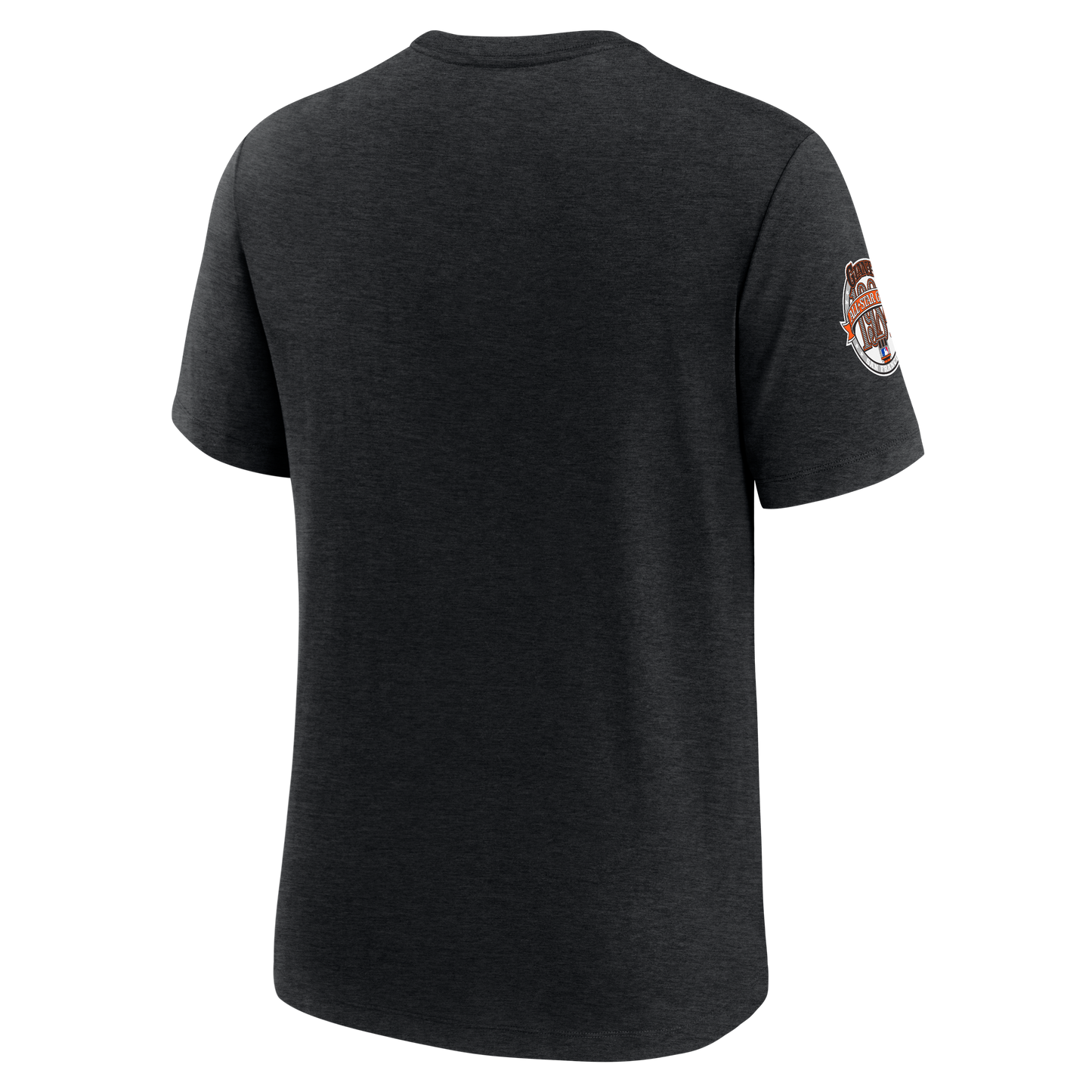 Nike San Francisco Giants Cooperstown Collection Eras Tri-Blend T-Shirt-Heather Black