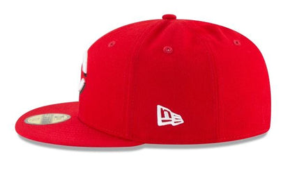 CINCINNATI REDS NEW ERA HOME  AUTHENTIC COLLECTION 59FIFTY FITTED-ON-FIELD COLLECTION-RED