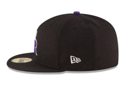 COLORADO ROCKIES HOME NEW ERA HOME AUTHENTIC COLLECTION 59FIFTY FITTED-ON-FIELD COLLECTION-BLACK