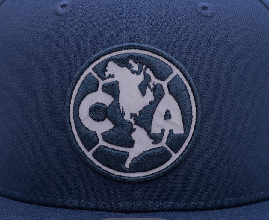 FI COLLECTION CLUB AMERICA BRAVEHEART FITTED HAT-NAVY