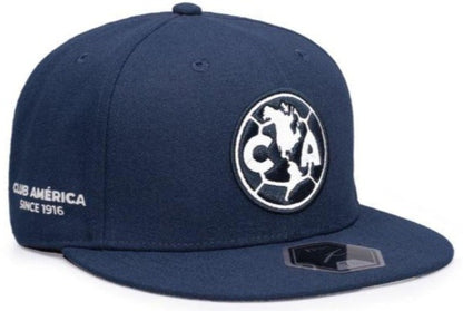 FI COLLECTION CLUB AMERICA BRAVEHEART FITTED HAT-NAVY