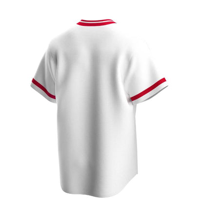 Nike Men's Cincinnati Reds White Home Cooperstown Collection Team Jersey