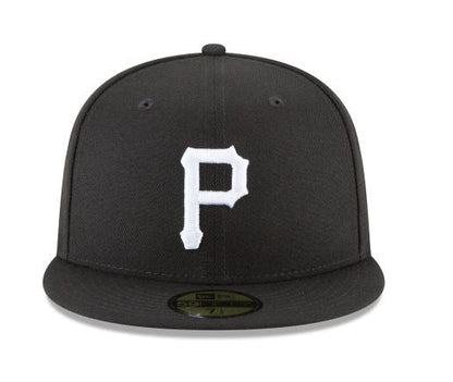 PITTSBURGH PIRATES NEW ERA BASIC COLLECTION FITTED 59FIFTY-BLACK AND WHITE