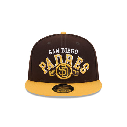 New Era San Diego Padres Throwback 9Fifty Snapback Hat-Brown