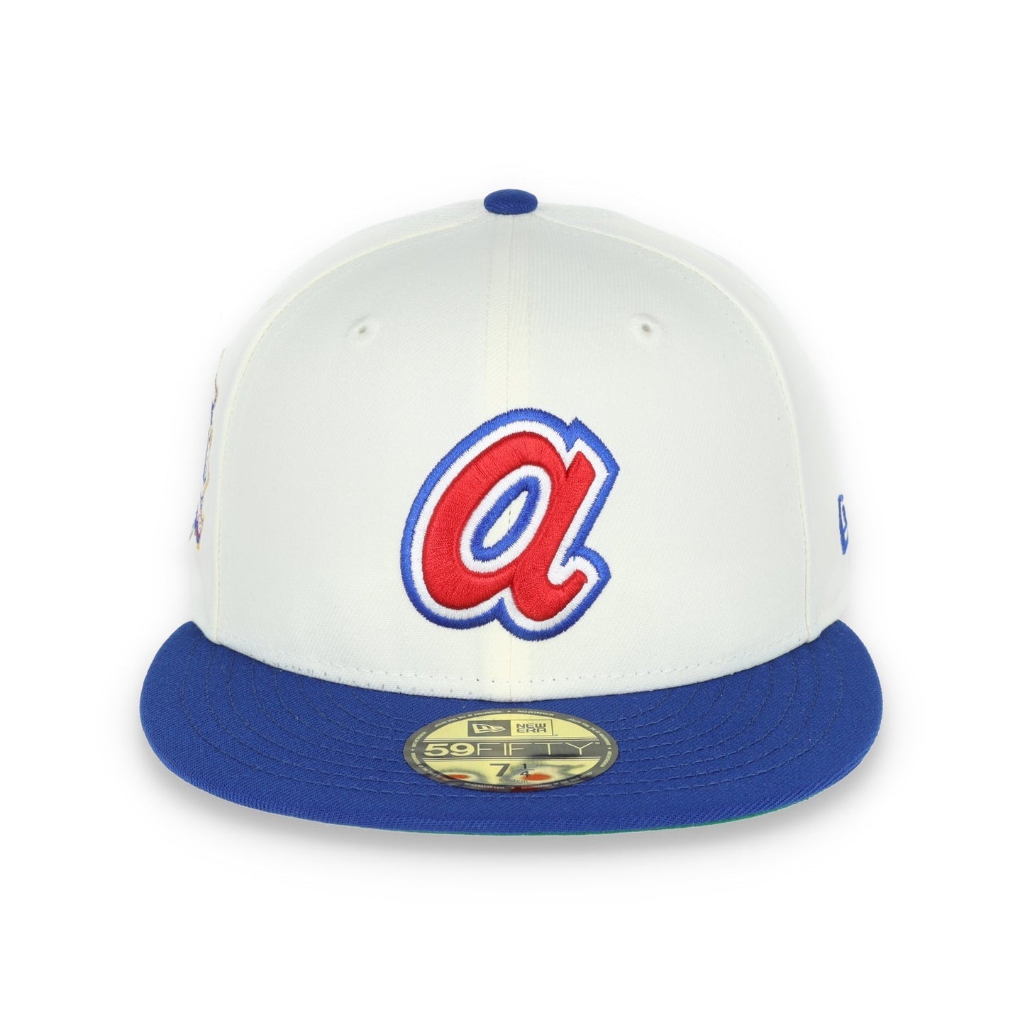 New Era Atlanta Braves 150th Anniversary Patch 59FIFTY Fitted Ivory Hat