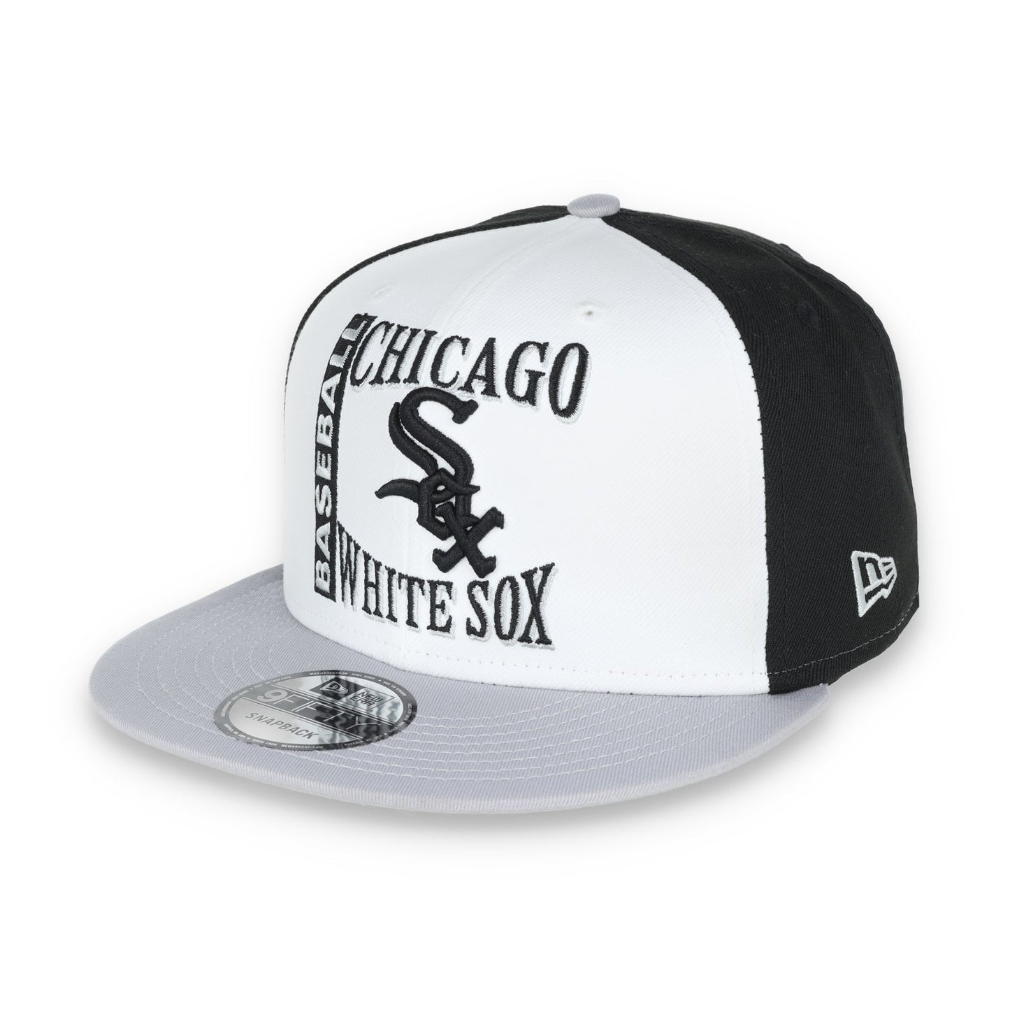 New Era Chicago White Sox Retro Sport 9FIFTY Snapback Hat - White/Black