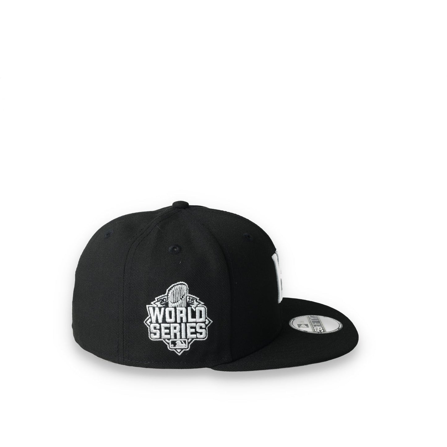 New Era Kansas City Royals Side Patch 2015 World Series 59Fifty Fitted Hat-Black/White