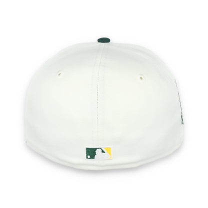 New Era Oakland Athletics 40th Anniversary Patch 59FIFTY Fitted Ivory Hat