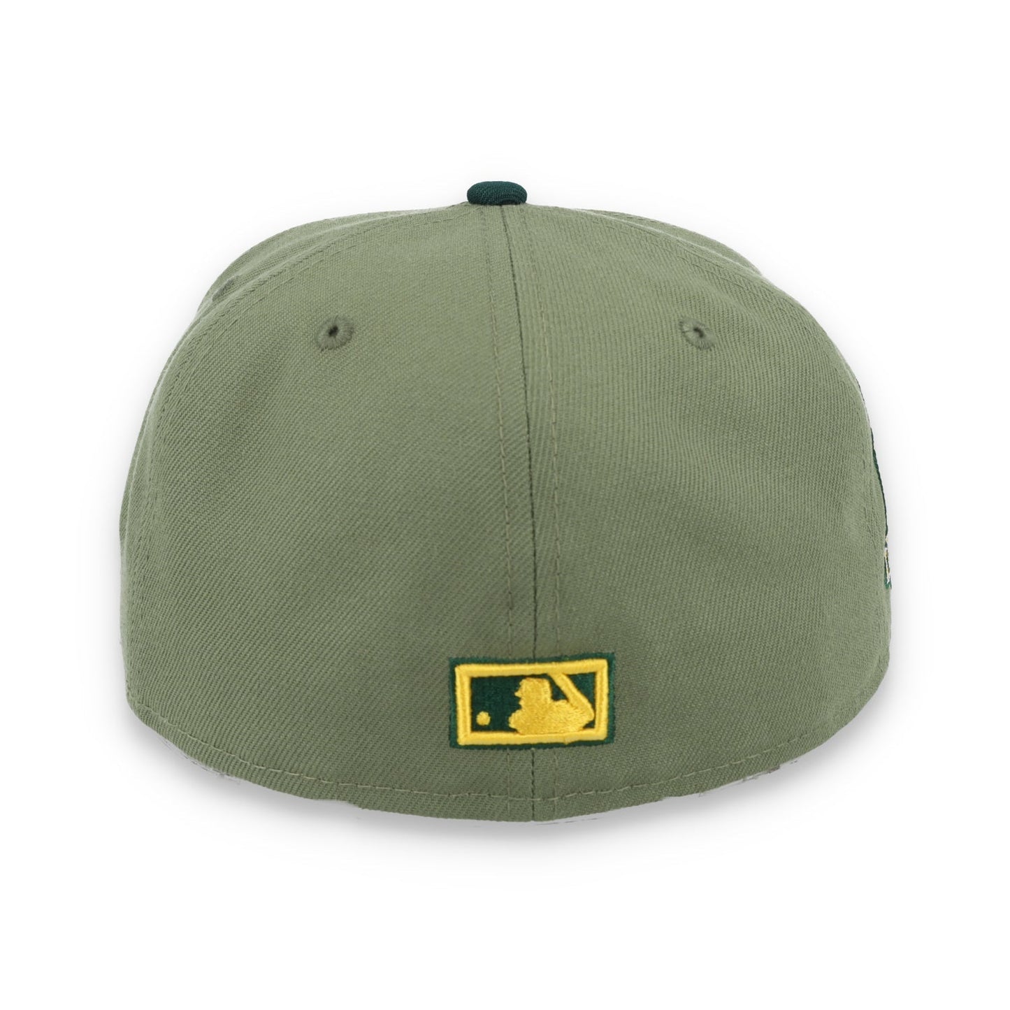 New Era Oakland Athletics 40th Anniversary Side Patch 59FIFTY Fitted Hat- Olive Green