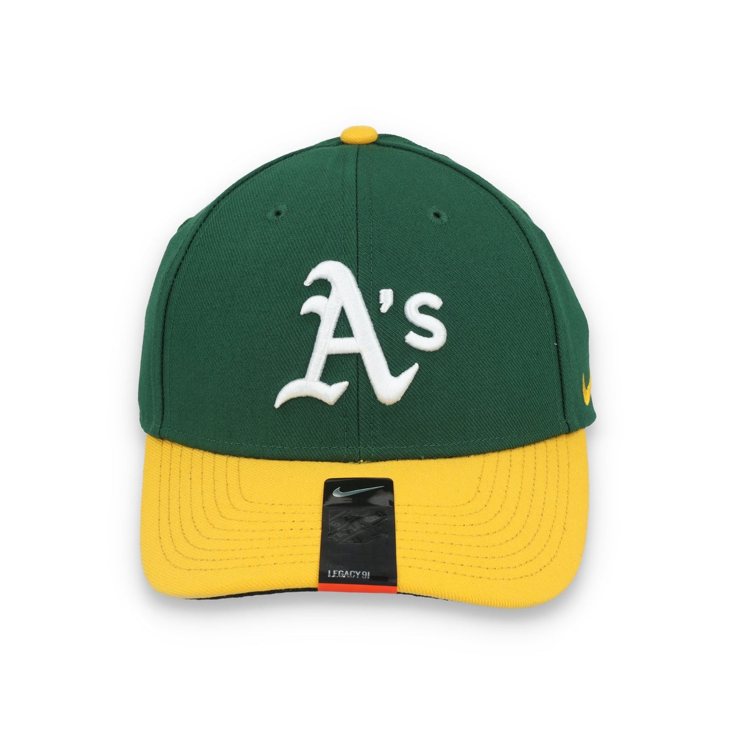 Nike Oakland Athletics Legacy91  Dri-FIT Adjustable Hat -Green/Yellow