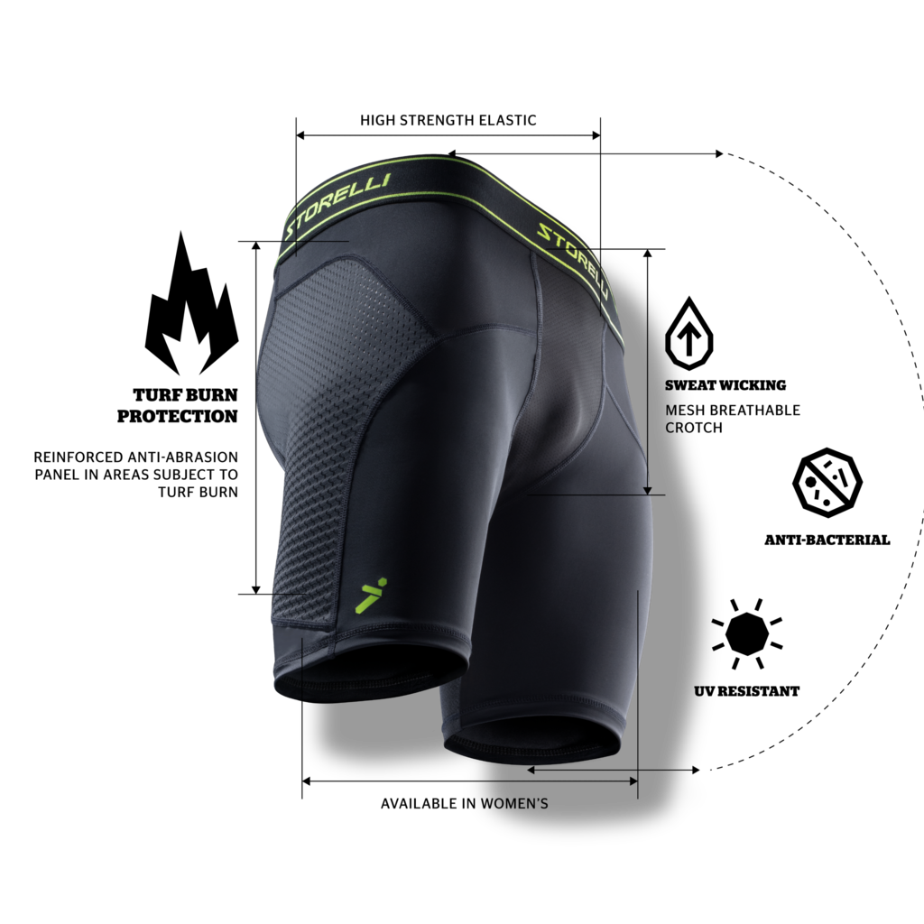 Storelli BodyShield Turf Burn Sliders 2 - Black