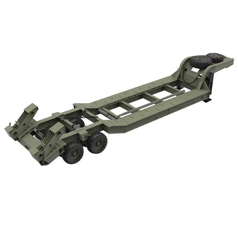 CROSSRC BC8 HG 1/12 Scale RC Military Tractor Truck Tail Lift Flat Trailer RTR