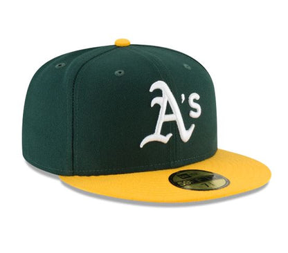 OAKLAND ATHLETICS HOME COLLECTION 59FIFTY FITTED-ON-FIELD COLLECTION-GREEN