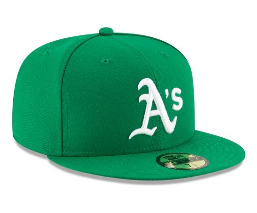 OAKLAND ATHLETICS ALTERNATE COLLECTION 59FIFTY FITTED-ON-FIELD COLLECTION-GREEN