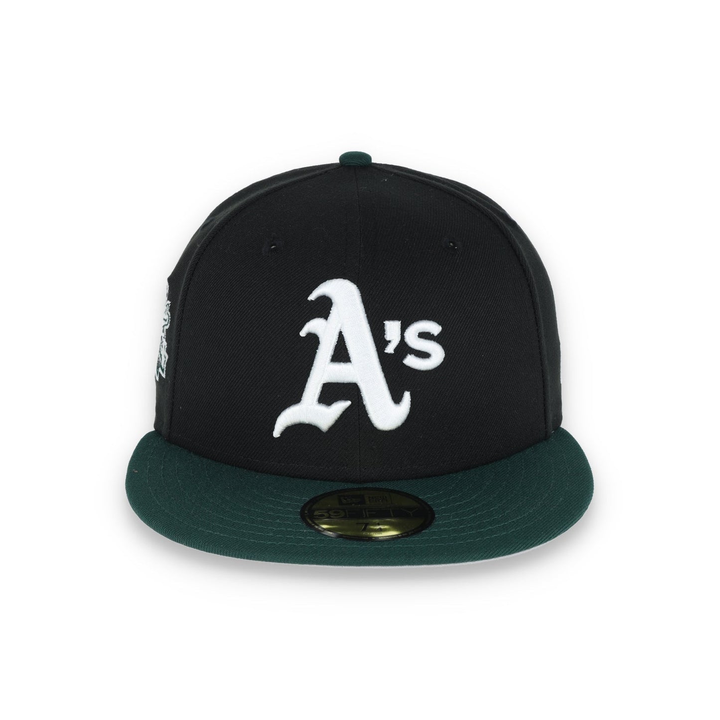New Era Oakland Athletics 1989 World Series Patch 59FIFTY Fitted-Black/Dk Green