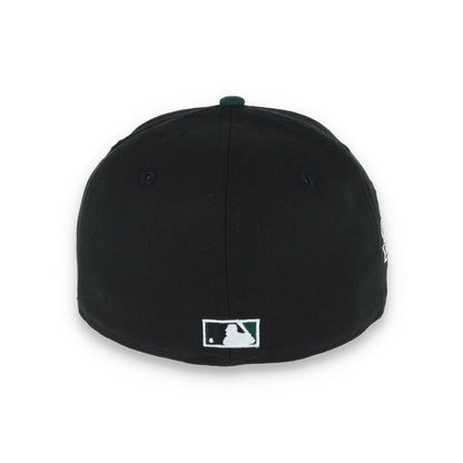 New Era Oakland Athletics 1989 World Series Patch 59FIFTY Fitted-Black/Dk Green