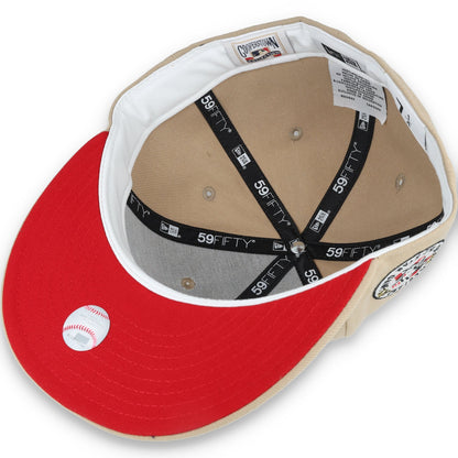New Era Oakland Athletics 1987 All Star Patch 59FIFTY Fitted-Tan/Black