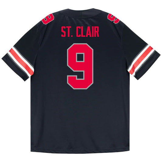Tavien St. Clair Ohio State Buckeyes Jersey – Black