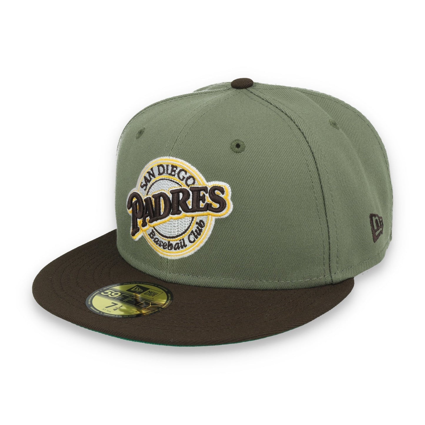 New Era San Diego Padres 40th Anniversary Side Patch 59FIFTY Fitted Hat- Olive Green