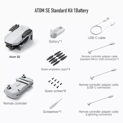 Potensic ATOM SE 4K Drone EIS Camera 249g 4KM GPS Tracking Quadcopter RTF