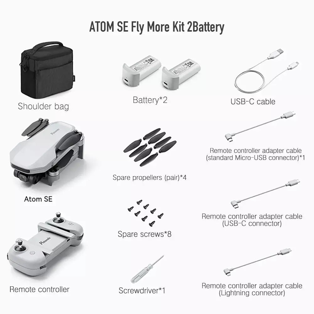 Potensic ATOM SE 4K Drone EIS Camera 249g 4KM GPS Tracking Quadcopter RTF