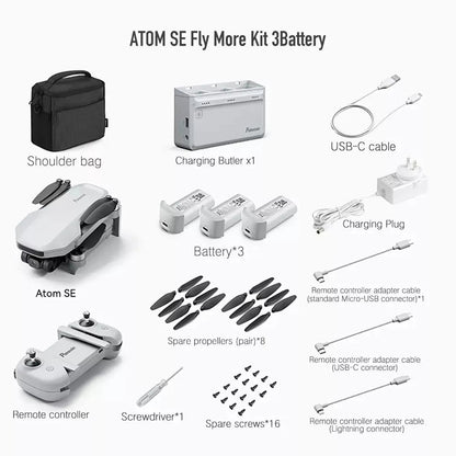 Potensic ATOM SE 4K Drone EIS Camera 249g 4KM GPS Tracking Quadcopter RTF