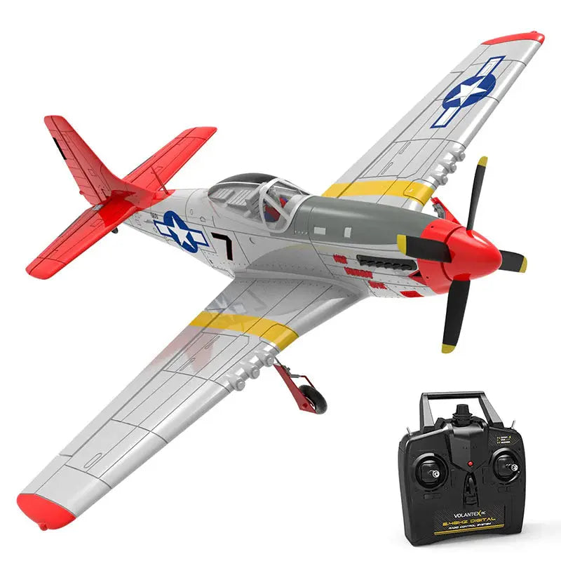 VolantexRC Mustang P-51D 768-1 750mm Wingspan EPO Warbird Scale RC Airplane RTF