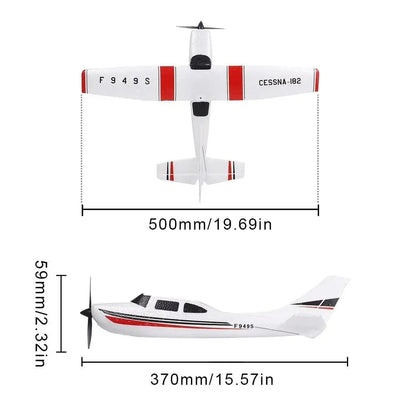 WLtoys F949S Cessna-182 Scale 2.4G 3CH EPP Fixed Wing Glider RC Airplane Outdoor RTF