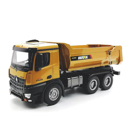 Huina 1582 Alloy Dump RC Car Large Scale 1:14 10CH Mine Transportation Truck Toys