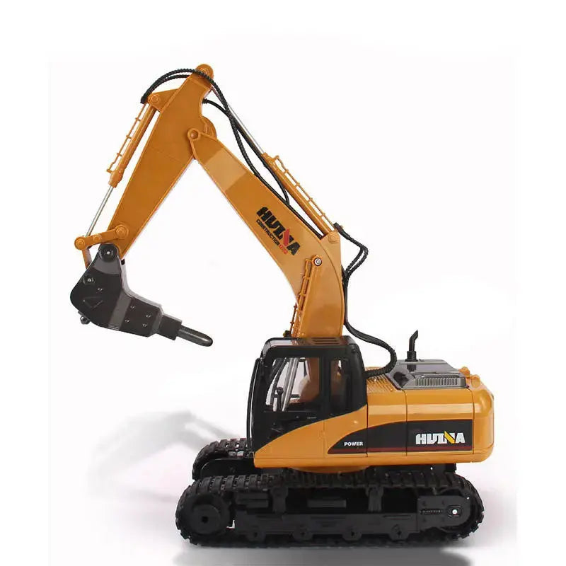 Huina 1560 1/12 Scale 2.4G 16CH Alloy RC Excavator Gravel Construction Car Toy