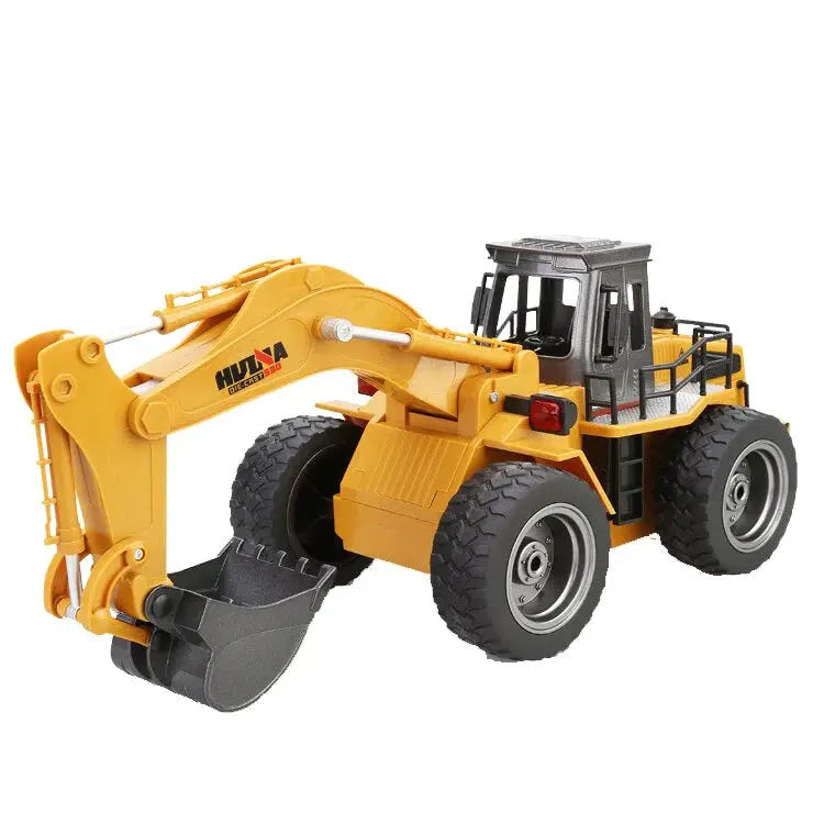 Huina 1530 1/18 Scale 6CH Alloy Wheel Excavator RC Engineering Construction Car Toy
