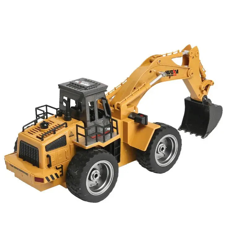Huina 1530 1/18 Scale 6CH Alloy Wheel Excavator RC Engineering Construction Car Toy
