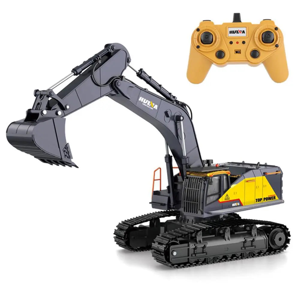 Huina 1592 1/14 Scale 22CH Alloy Excavator RC Engineering Construction Car Toy