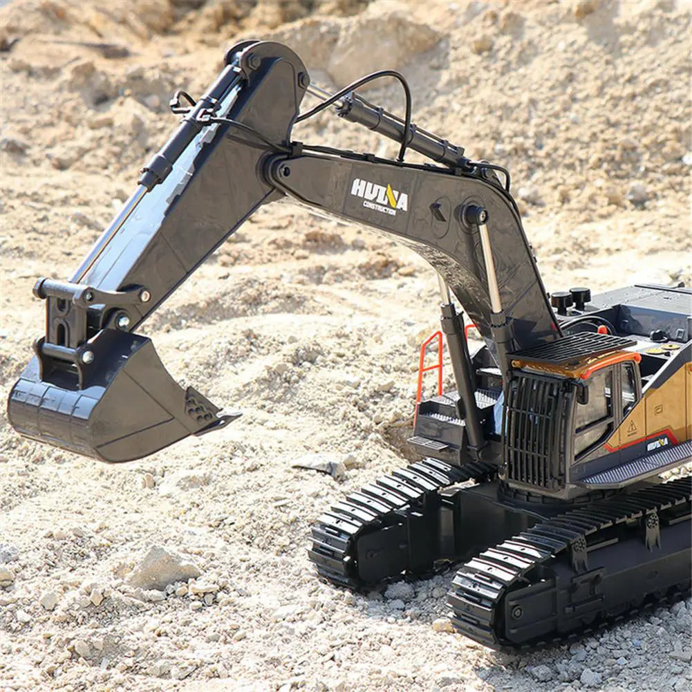 Huina 1592 1/14 Scale 22CH Alloy Excavator RC Engineering Construction Car Toy