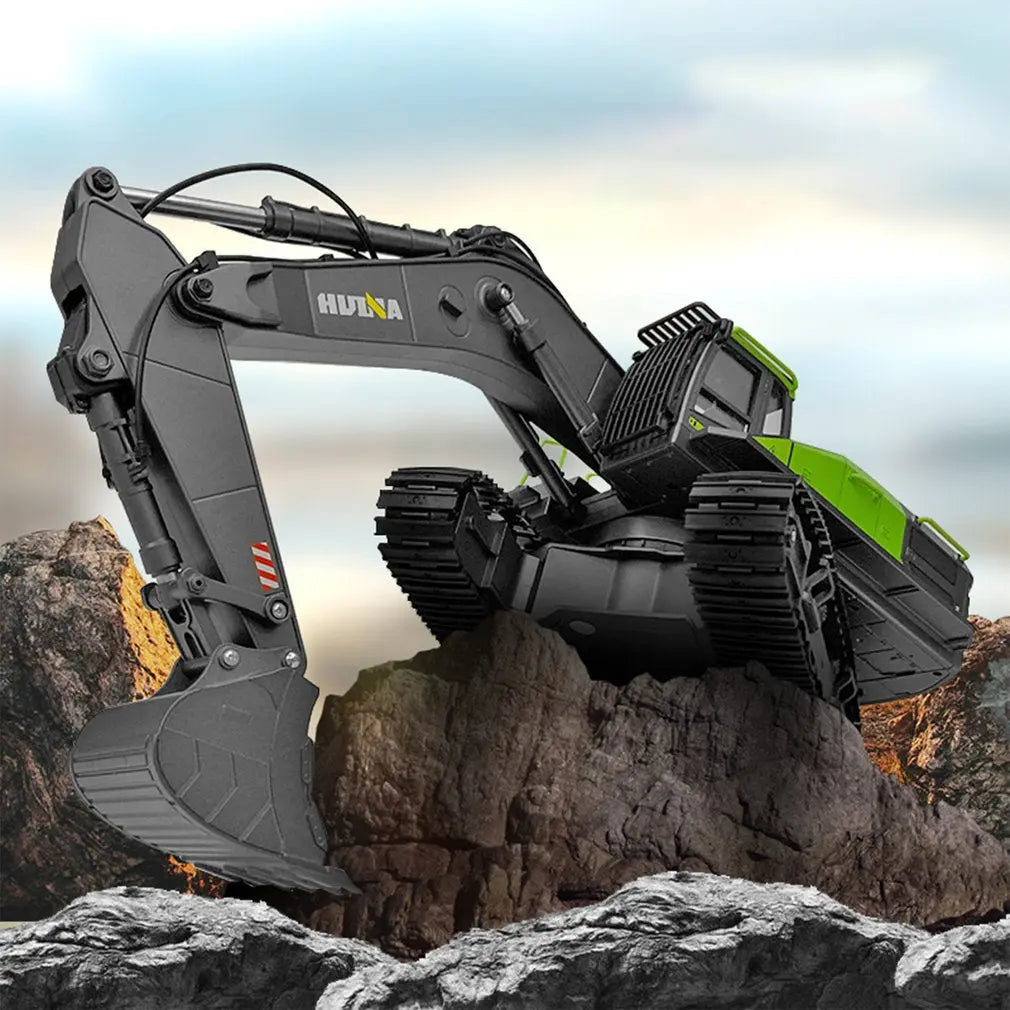 Huina 1593 1/14 Scale 2.4GHz 22CH Alloy Excavator RC Engineering Construction Car Toy