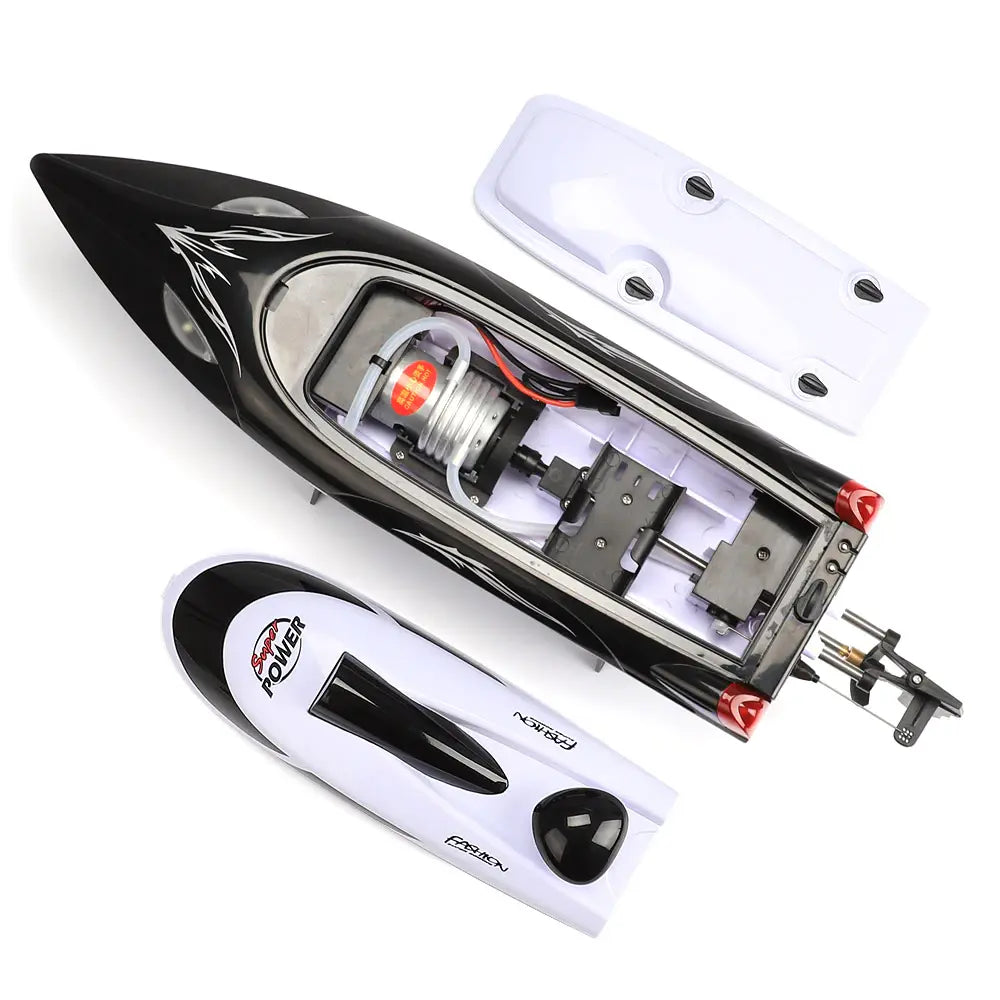 HJ806 2.4G 4CH 180° Flip Waterproof 35km/h High Speed RC Racing Speedboat RTR