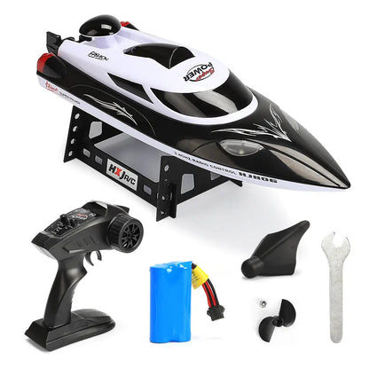 HJ806 2.4G 4CH 180° Flip Waterproof 35km/h High Speed RC Racing Speedboat RTR