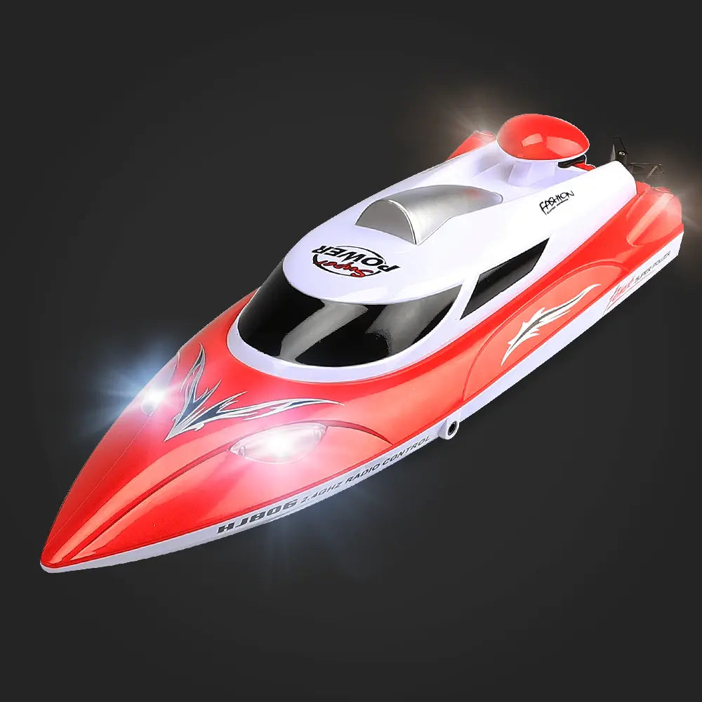HJ806 2.4G 4CH 180° Flip Waterproof 35km/h High Speed RC Racing Speedboat RTR