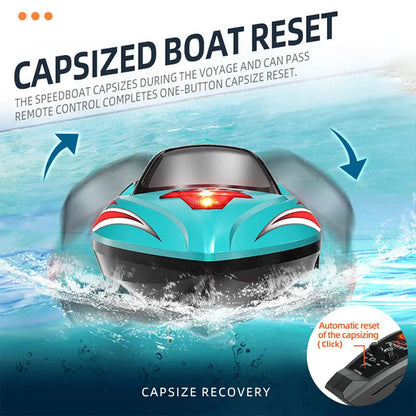 HJ816 PRO 2-in-1 Brushless RC Racing Fishing Boat Trawler 55km/h High Speed LED Speedboat RTR