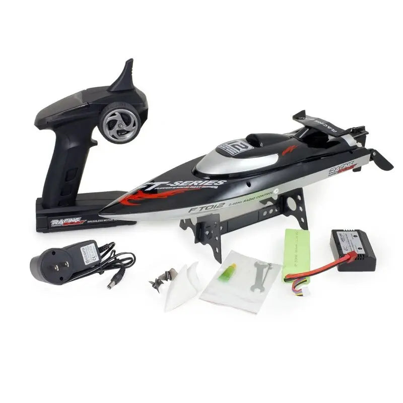 FT012 2.4G Brushless Self-Righting 48km/h High Speed RC Racing Speedboat RTR