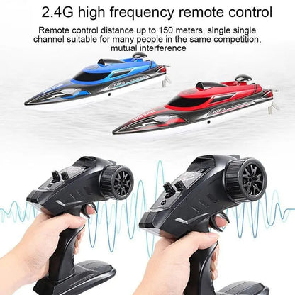 HJ808 2.4G Dual Motor High Speed Strong Power System Outdoor RC Racing Speedboat RTR