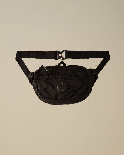 C.P. Company Nylon B Lens Waist Bag in Black