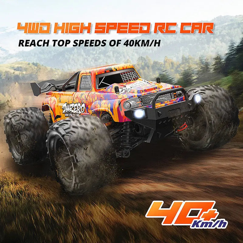 RC Car 4WD 116 High Speed Graffiti Version Off-Road Truck Big Foot Drift Car